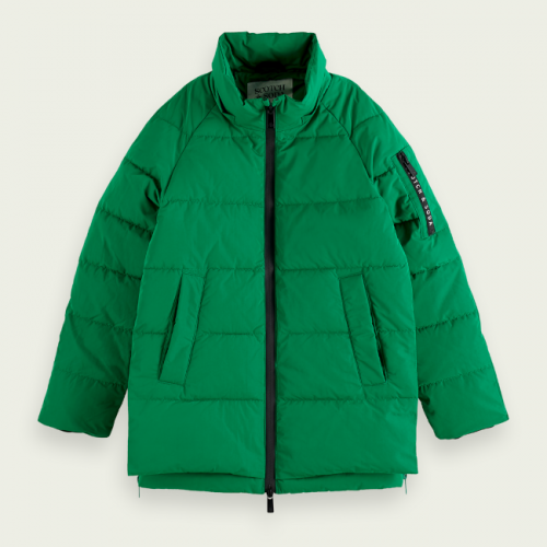 abrigo verde sin capucha scotch and soda la petite boutique santiago
