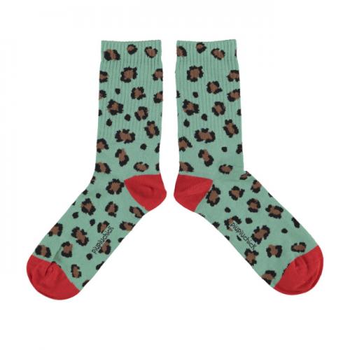 calcetin print verde piupiuchick la petite boutique santiago