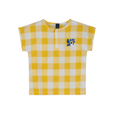 camisa cuadros amarilla bonmot la petite boutique santiago