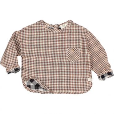 camisa mini vichy bebe buho la petite boutique santiago
