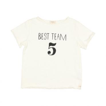 camiseta best team blanca buho bcn la petite boutique santiago