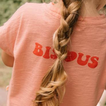 camiseta bisous nin a buho la petite boutique santiago