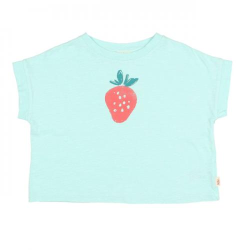 camiseta fresa aqua buho la petite boutique santiago