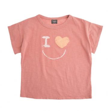 camiseta i love smile rosa tocoto vintage la petite boutique santiago