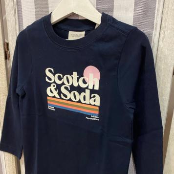camiseta marino detalle scotch and soda la petite boutique santiago