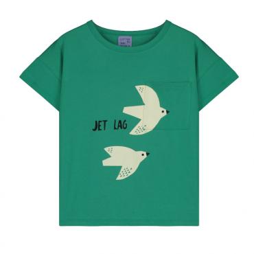 camiseta pajaros verde letter to the world la petite boutique santiago