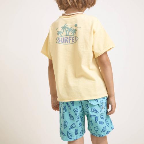 camiseta surfer sun nin o buho la petite boutique santiago