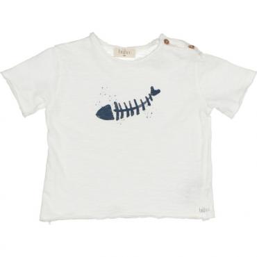 camiseta white fish bebe buho bcn la petite boutique santiago