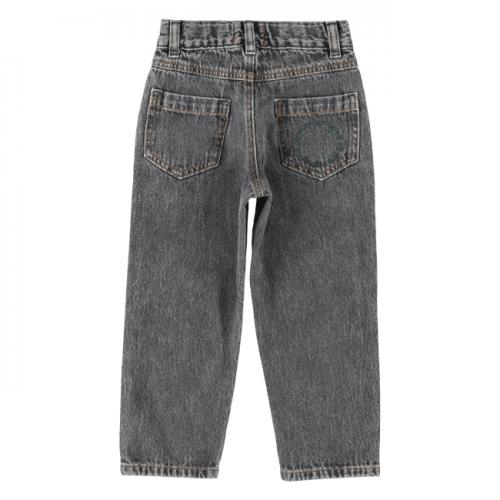denim unisex black detras piupiuchick