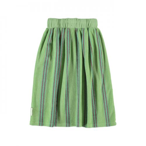 falda green rayas larga detras piupiuchick la petite boutique santiago