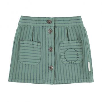 falda green rayas piupiuchick la petite boutique santiago
