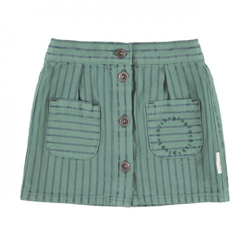 falda green rayas piupiuchick la petite boutique santiago