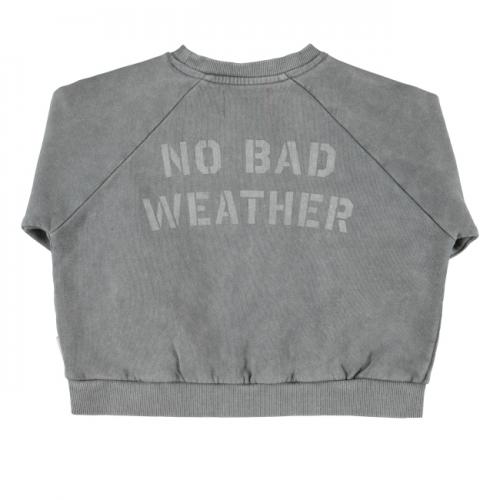 sudadera gris detras piupiuchick la petite boutique santiago