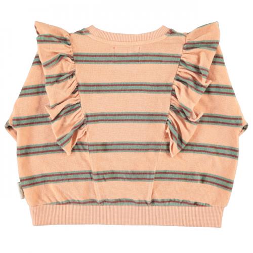 sudadera light pink rayas piupiuchick la petite boutique santiago