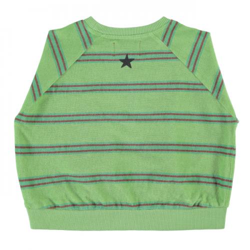 sudadera rayas verde detras piupiuchick la petite boutique santiago
