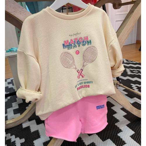sudadera tenis short rosa