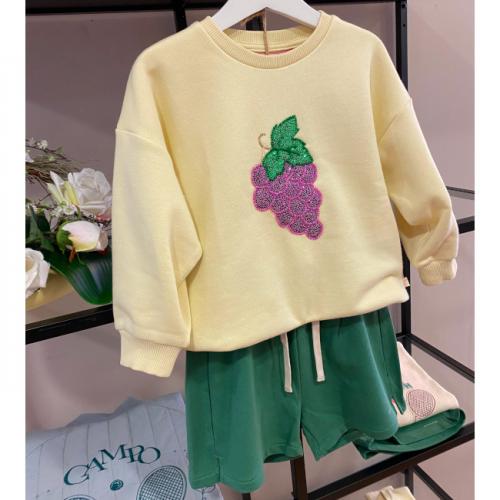 sudadera uvas short verde