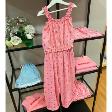 top fresas pantalon fresas