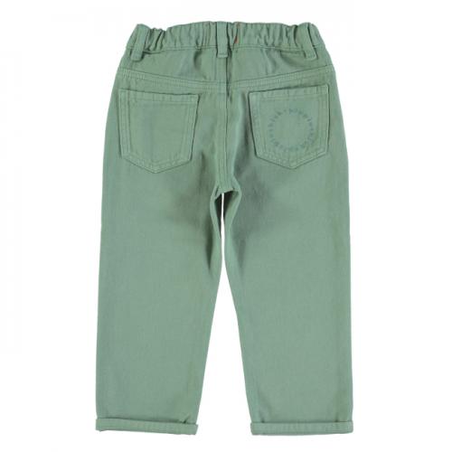 trousers unisex green detras detalle piupiuchick la petite boutique santiago